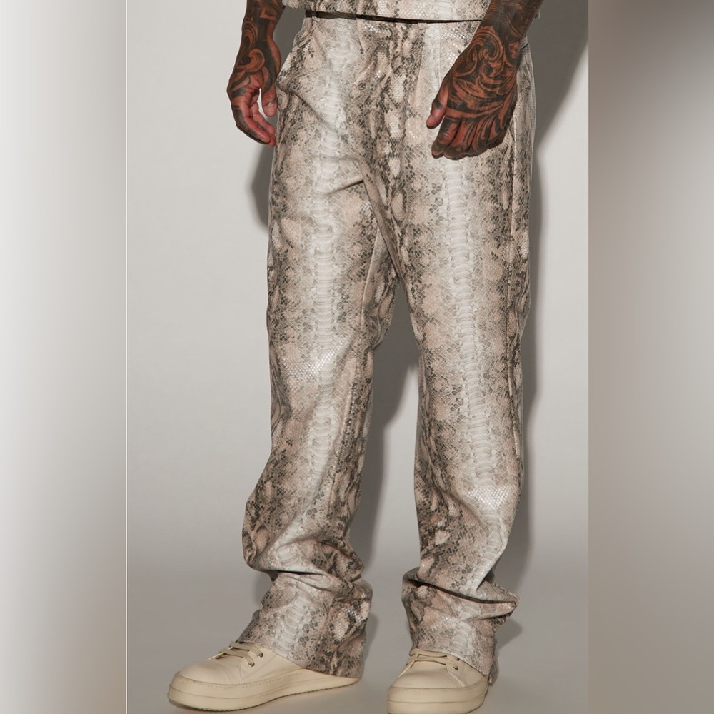 Snake Print Pants